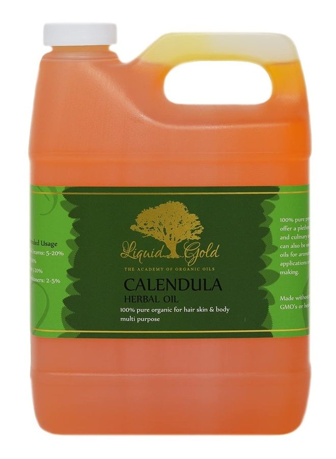 liquid gold Inc 32 Fl.oz Calendula Infused Oil 100% Pure & Organic 