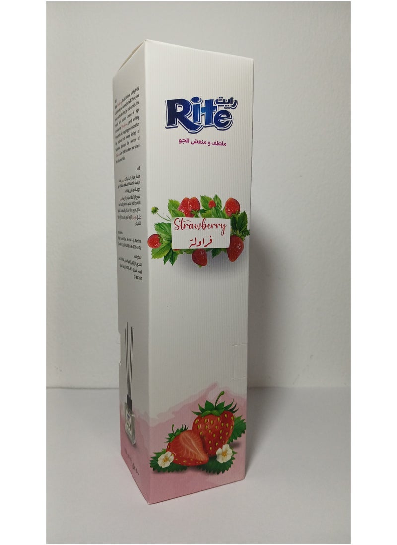 Rite Rite Strawberry Reed Diffuser – Lush Aroma of Ripe Strawberries for a Blissful Home  - Image 5