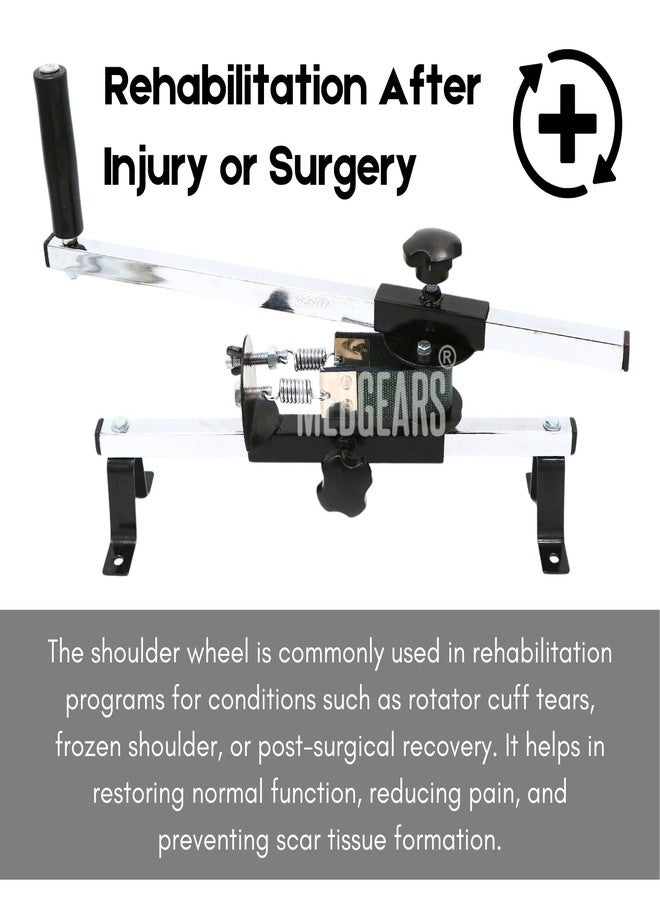 Physiogears Shoulder Wheel Physical Therapy Equipment Superb Stainless Steel Quality - Image 5
