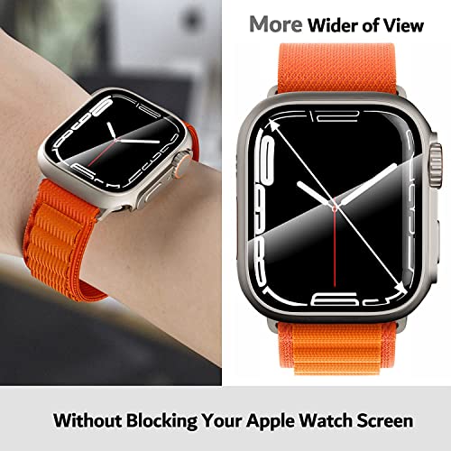 Meyaar Case for Apple Watch Series 9 8 7 45mm Screen Protector Case, Change to Ultra 49mm Cover with Screen Protector for iWatch Series 9, 8 and 7 (45mm) - Image 4