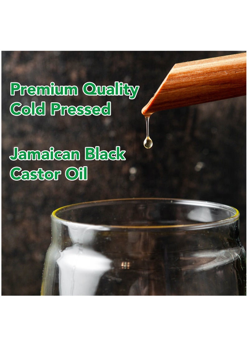 NIFEISHI - Organic Castor Oil 60ml Pure Natural Massage Oil Cold Pressed Jamaican Black Castor Oil for Detox Compress Wrap Hair Growth Oil Hair Eyelash Oil Nourish Scalp Dry Skin Moisturizer Carrier Oil - Image 1
