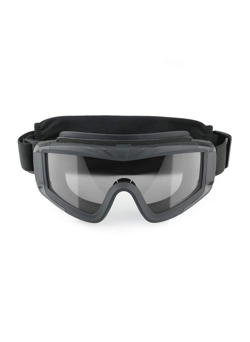 Excefore - Tactical Safety Goggles Three Pane Lens, Anti-Fog Glasses for Hunting and Cycling - Image 1
