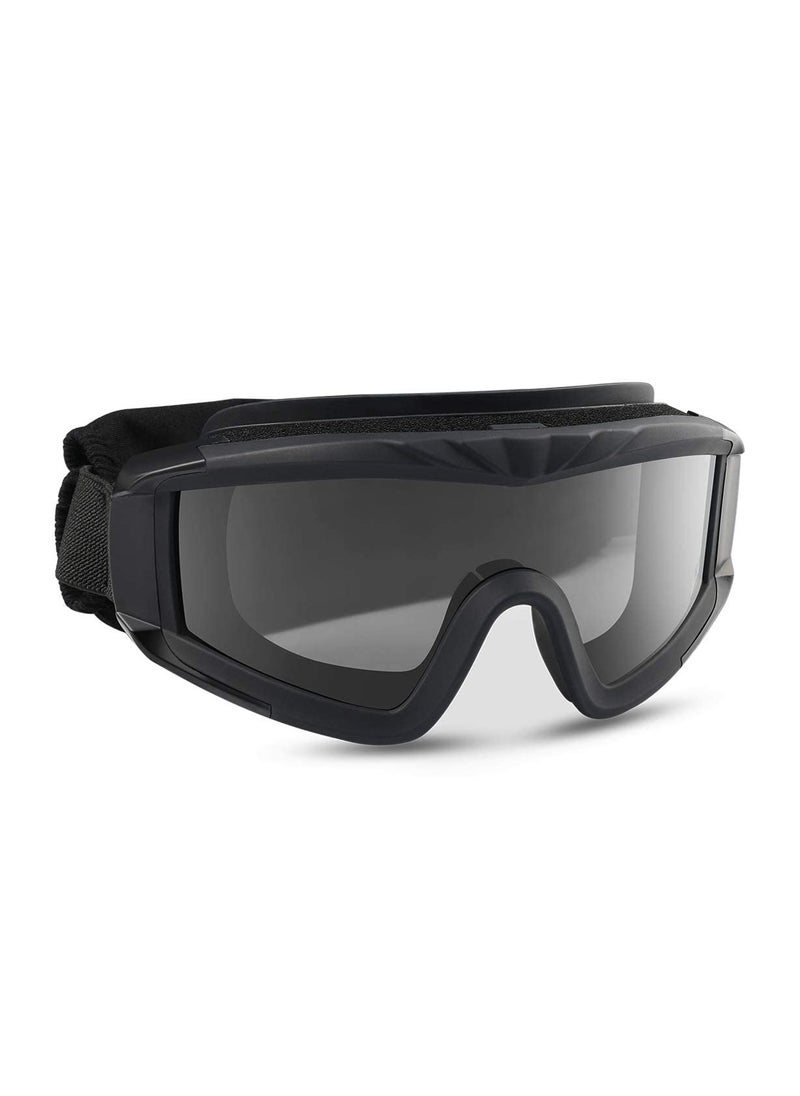 Excefore - Tactical Safety Goggles Three Pane Lens, Anti-Fog Glasses for Hunting and Cycling - Image 1