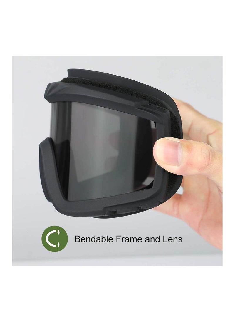 Excefore - Tactical Safety Goggles Three Pane Lens, Anti-Fog Glasses for Hunting and Cycling - Image 1