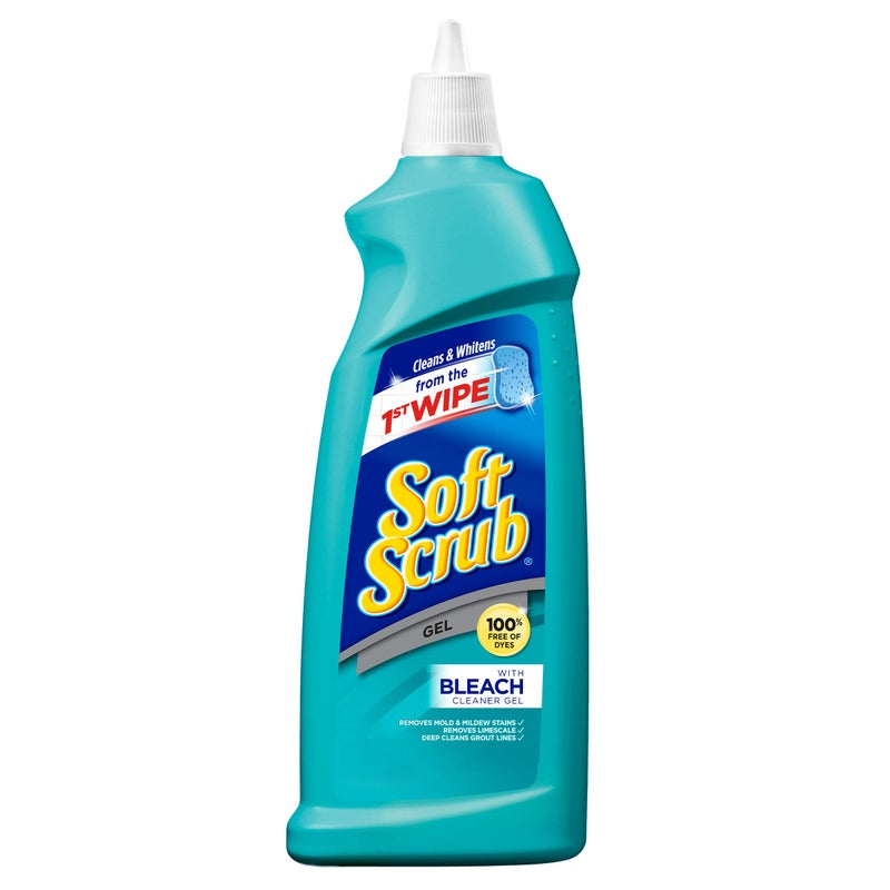 Soft Scrub with Bleach Cleaner Gel, 28.6 Fluid Ounces - Image 1