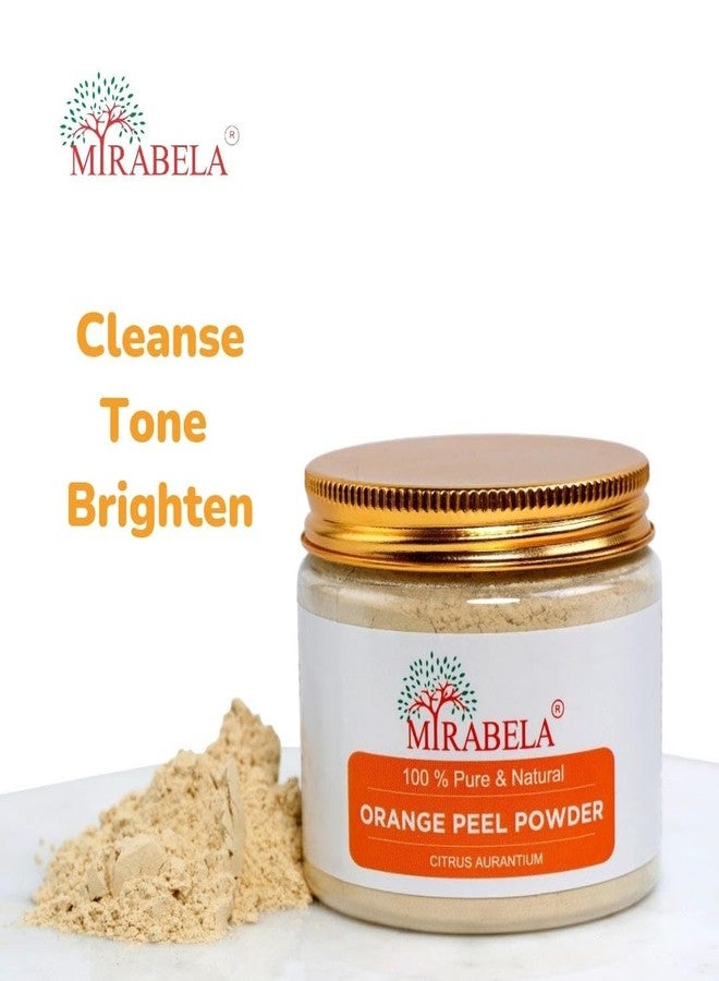 Mirabela Orange Peel Powder | Face Pack for Glowing Skin, Tan Removal, 100% Pure, Natural, Vitamin C Rich, 100 g - Image 3