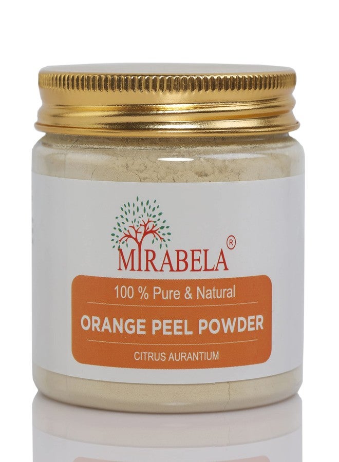 Mirabela Orange Peel Powder | Face Pack for Glowing Skin, Tan Removal, 100% Pure, Natural, Vitamin C Rich, 100 g - Image 1