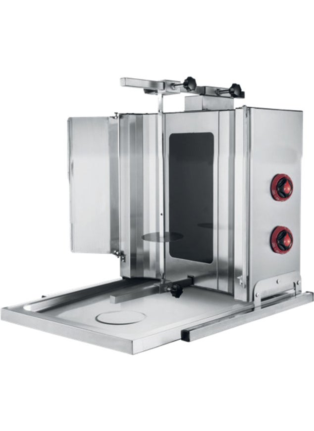 CSA Inox Karacasan Industrial Electric 2 Radiant Doner Kebab Machine 