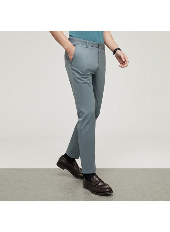 Youngor Men's Casual Pants For Autumn And Winter, Business Modal Elastic Executive Trousers 320121h - Image 1