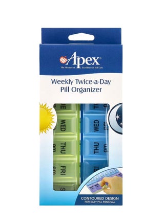 Weekly Twice-A-Day Pill Organizer 1 Pill Organizer - pzsku/ZD9C372DA3E7647073AA5Z/45/1743920147/63745d0a-c43e-4729-8f58-7fccb71eb7b8