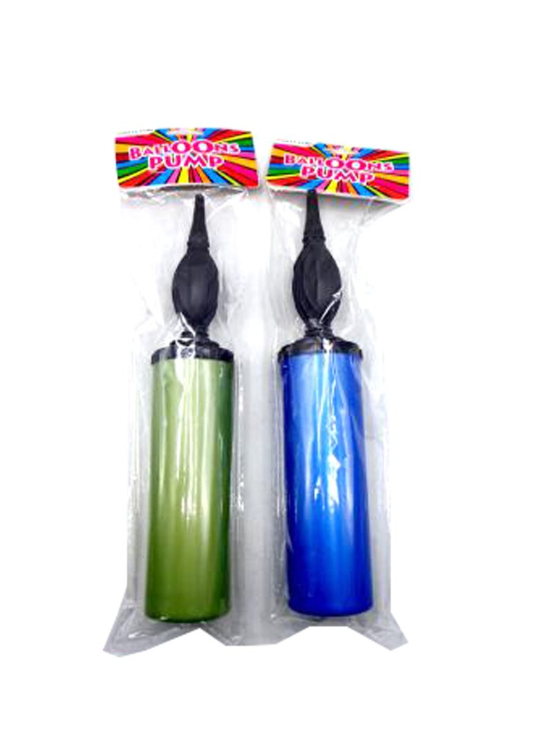 PARTY FUN مضخة بالون بلاستيكية - 6 ألوان مختلطة - Image 2