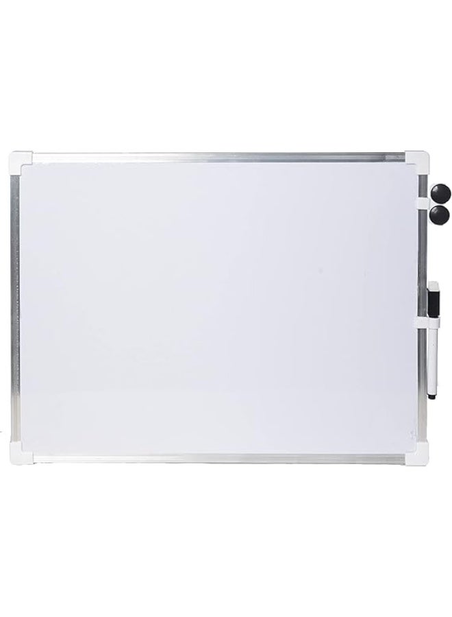 Generic Whiteboard With Chalkboard Pen And 2 Magnets 30X40 CM 