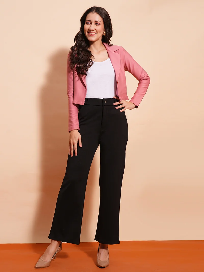 globus Women Crop Open Front Jacket