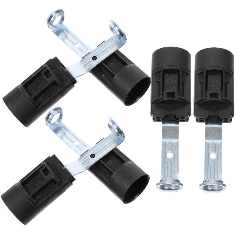 Black Candelabra Lamp Holders DIY Socket Kit for Chandelier Lighting Fixtures Indoor Outdoor - Image 2