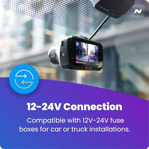 NEXT BASE Nextbase Series 2 Dash Cam Hardwire Kit- for Nextbase Dashcams 122, 222, 322GW, 422GW, 522GW, 622GW in Car Hard Wiring Kit Dash Cam Mini/Micro USB adpaters - Image 4