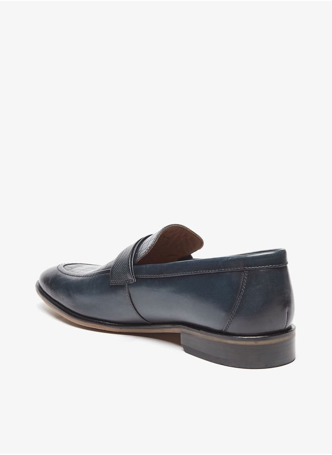 DUCHINI Duchini Men's Perforated Slip-On Loafers  - Image 2