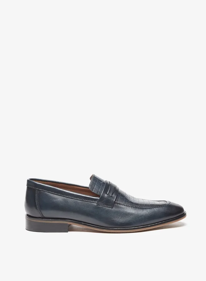 دوتشيني Duchini Men's Perforated Slip-On Loafers