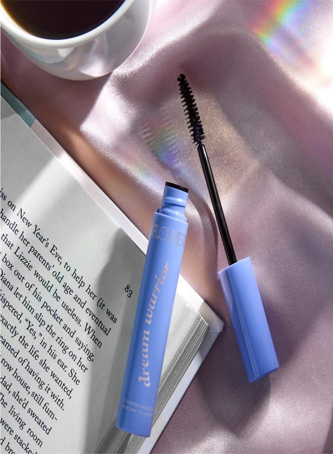FLOWER Beauty By Drew Barrymore Dream Warrior Volumizing, Long-Wearing Mascara With Clump Free Technology for Lash Lengthening + Lash Lifting + Curling - Washable + Defining + Buildable - Black - Image 5