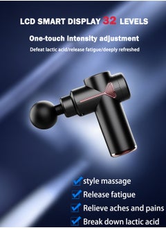 EqiEch Mini Massage Gun Deep Tissue Massage Gun Portable Electric Percussive Muscle Body Massager for Athletes Men Women Gift Small Quiet Body Massage Gun with Carrying Case  - Image 3