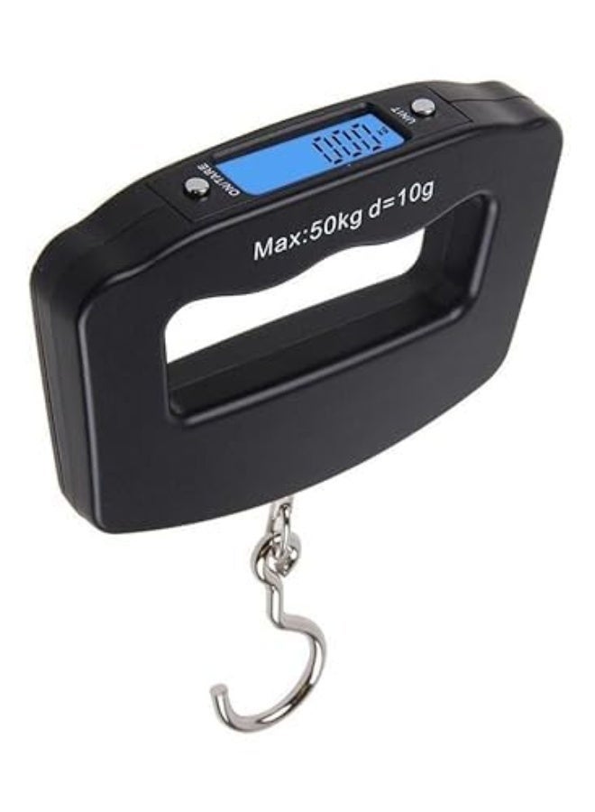 50Kg 10g LCD Home Electronic Digital Portable Hanging Weight Hook Travel Luggage Scale ( Hook) - Image 1