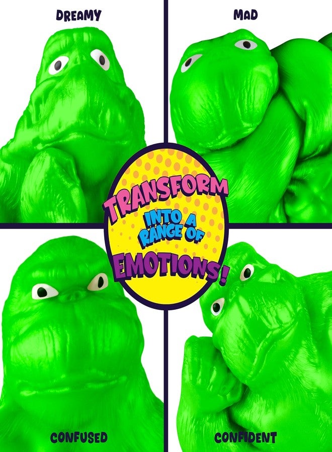 The Orb Factory ORB Funkee Monkee Jumbo Squishy Funky Monkey Glow in The Dark (Green) - Limited Edition Stretchy Monkey Toy (1500 Produced) - 4.5 Lb Giant Squishy Toys - Collectible Gorilla Squishies Kids and Adults - Image 3