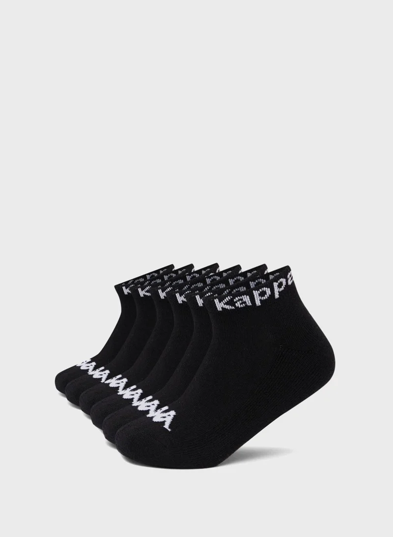 Kappa Kids 6 Pack Crew Socks