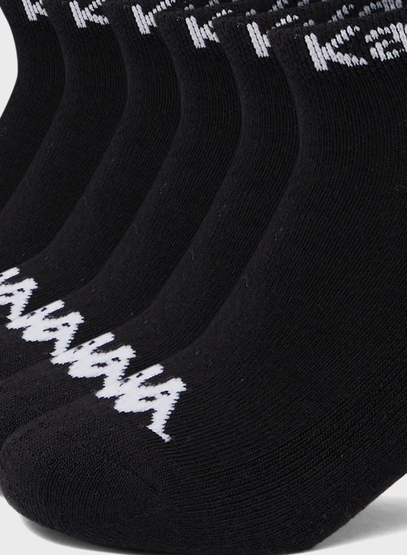 Kappa Kids 6 Pack Crew Socks