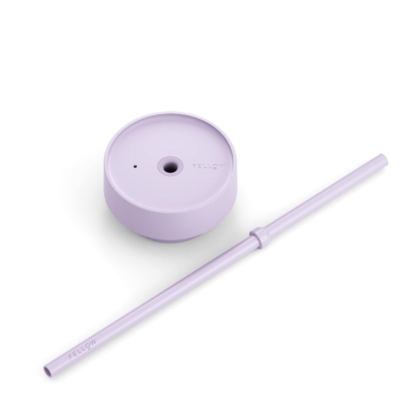 FELLOW فيللو 16 أونصة كارتر كوب السفر البارد للماء، الشاي المثلج، القهوة، السموذي، القهوة المثلجة والمزيد - كوب من الفولاذ المقاوم للصدأ معزول بالفراغ للقهوة المثلجة مع غطاء مقاوم للتسرب وقشة - بيري توينكل - Image 2