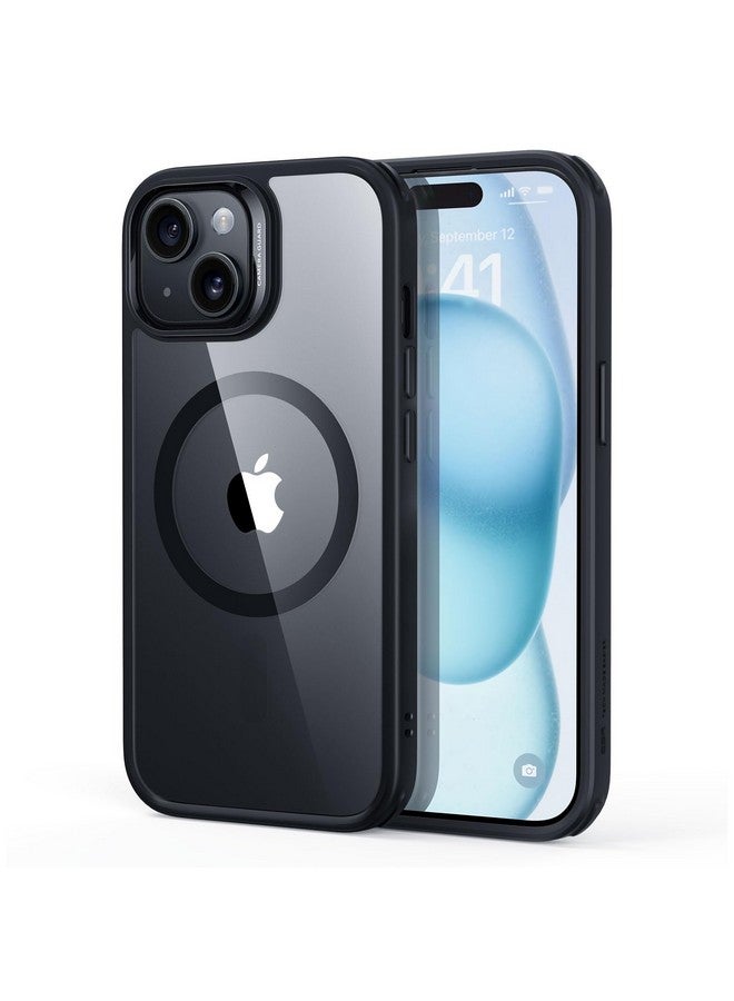 ESR ESR for iPhone 15 Case, Compatible with MagSafe, Military-Grade Protection, Yellowing Resistant, Scratch-Resistant Back, Magnetic Phone Case for iPhone 15, Classic Series, Clear Black  - Image 1