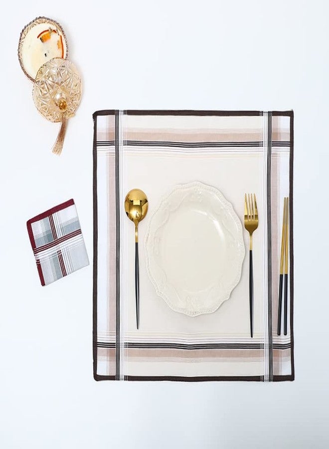 GB Selected Soft Cotton Handkerchiefs for Men with Elegant Pattern in Assorted Color, 16 inches Large hankies, Pack of 12 - Image 5