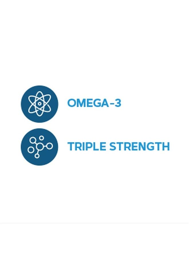 GNC Triple Strength Omega 3 Fish Oil 1000mg, 120 Count, Supports Joint, Skin, Eye, and Heart Health - Image 3