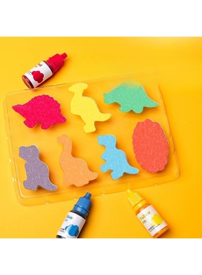 Twisoo Crystal Soap Making Kit for Kids - 3+ AGES - STEM Educational DIY Toy for Hand-Eye Coordination & Creativity - Features Green Dinosaur, Blue Spaceship, Yellow - Image 2
