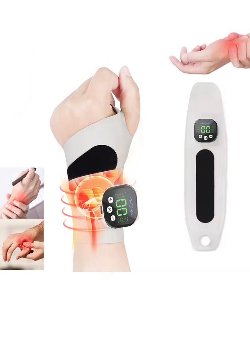 Bincoo Wrist Brace, Intelligent Tendon Sheath Hand Wrist Guard, Carpal Tunnel Wrist Massager, 8 Modes & 30 Levels, Magnetic Detachable Host, Wrist Relief, Portable Cordless Wrist Massager, Family Gift, Travel Fatigue Relief - Image 1