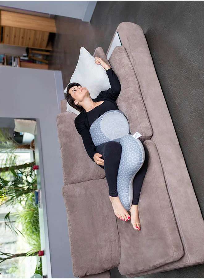بيبي موف Babymoov Pregancy Support Belt Supports 40 48 Inches Pieces of 1 Dotwork Grey L/Xl