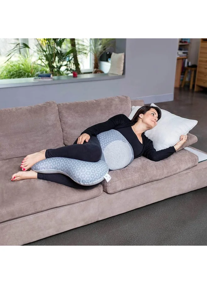 بيبي موف Babymoov Pregancy Support Belt Supports 40 48 Inches Pieces of 1 Dotwork Grey L/Xl