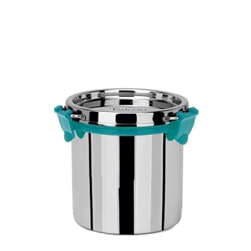 PDDFALCON EcoNxt Max Stainless Steel Lunch Box Set, 100% Leak-Proof, BIS Certified, Jindal Seal & Made in India Lunch Box-Sea Green (1050ml) - Image 1