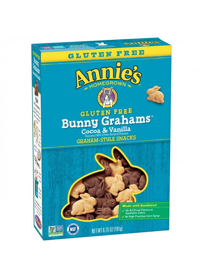 Annie's Gluten Free Cocoa And Vanilla Bunny Cookies, 6.75 oz  - Image 1