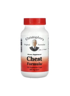 Christopher's Original Formulas Chest Formula 460 mg 100 Vegetarian  Caps  - Image 1