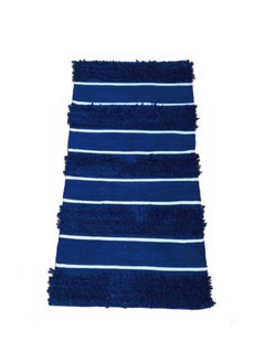 Eco-Friendly rag rug cotton shaggy Blue