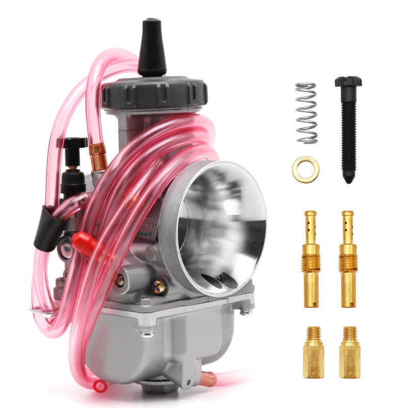 YWLUWEI PWK 38mm Carburetor Motorcycle Racing Carb Universal For 350cc to 450cc Pit Dirt Bike Motocross Enduro OnOff Road ATV Quad Scooter 38mm