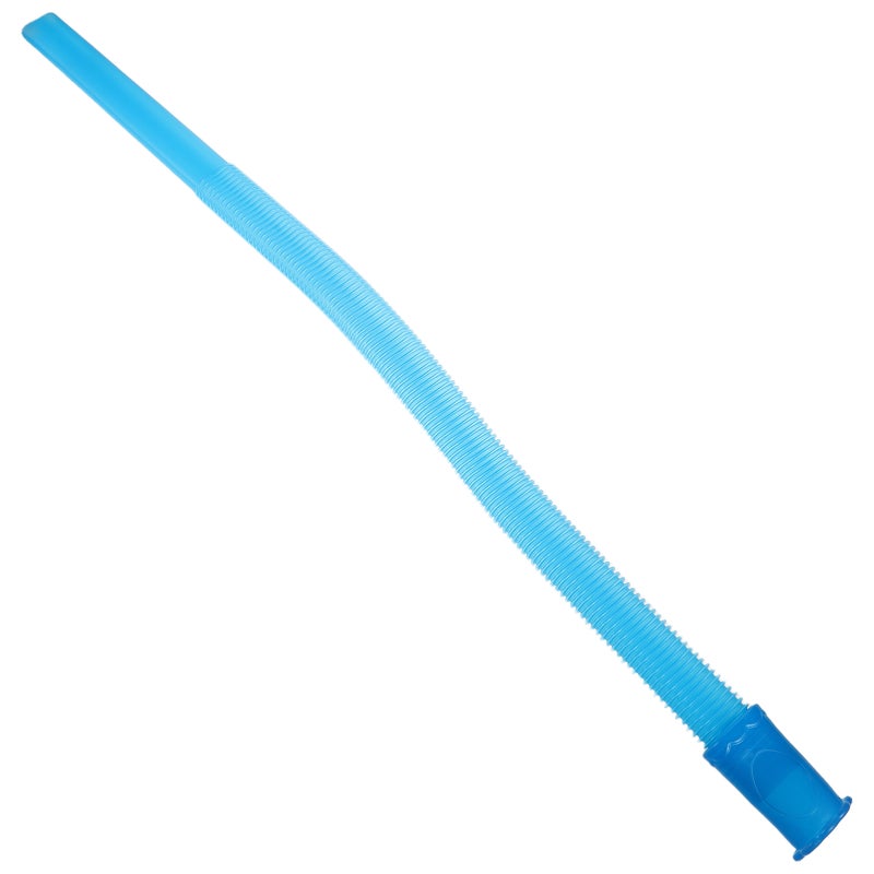 خرطوم شفط وبر المجفف - أنبوب بلاستيكي أزرق قابل للانحناء لأدوات تنظيف فتحات تهوية الغسالة والمجفف - ملحقات أنبوب شفط بديلة مرنة للاستخدام المنزلي - Image 1