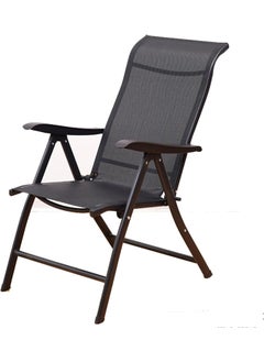 AWOKZA AWOKZA Garden ChairsFoldable 7Way Adjustable Backrest with ArmrestsAluminium Folding Chairs for Garden Balcony Patios Weatherproof  - Image 1