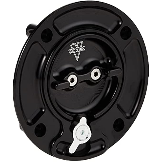 VORTEX Gc510K V3 Black Gas Cap For Suzuki Motorcycles - Image 1