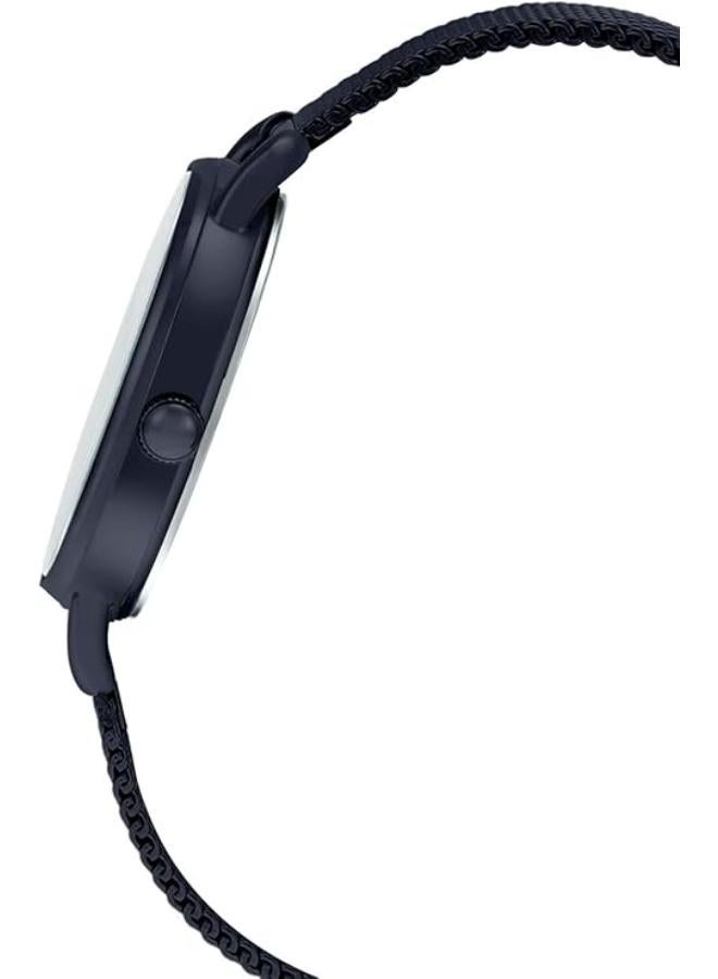 Casio Watch for Women LTP-E414MB-1ADF Analog Stainless Steel Mesh Band Black - Image 2