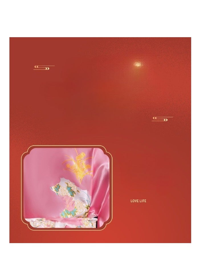 New Japanese Kimono, Japanese Traditional Clothing for Nightgown, Bathrobe, Home Clothes, Ethnic Style Stage Performance Clothes(Does not include fan) - Image 5