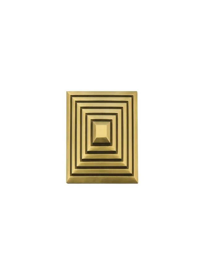 DEVDECOR Solid Brass Dome Door Studs, Decorative Golden Dome Fittings for Wooden Main Doors, Antique Finish, Premium Luxury Heritage Design (3 Inch) - Image 1