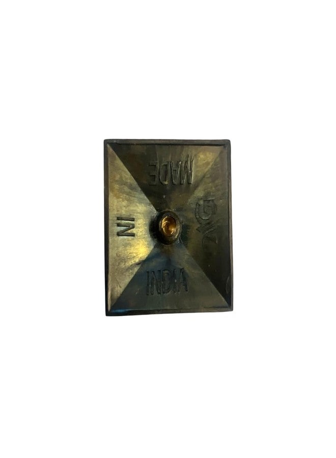 DEVDECOR Solid Brass Dome Door Studs, Decorative Golden Dome Fittings for Wooden Main Doors, Antique Finish, Premium Luxury Heritage Design (3 Inch) - Image 3