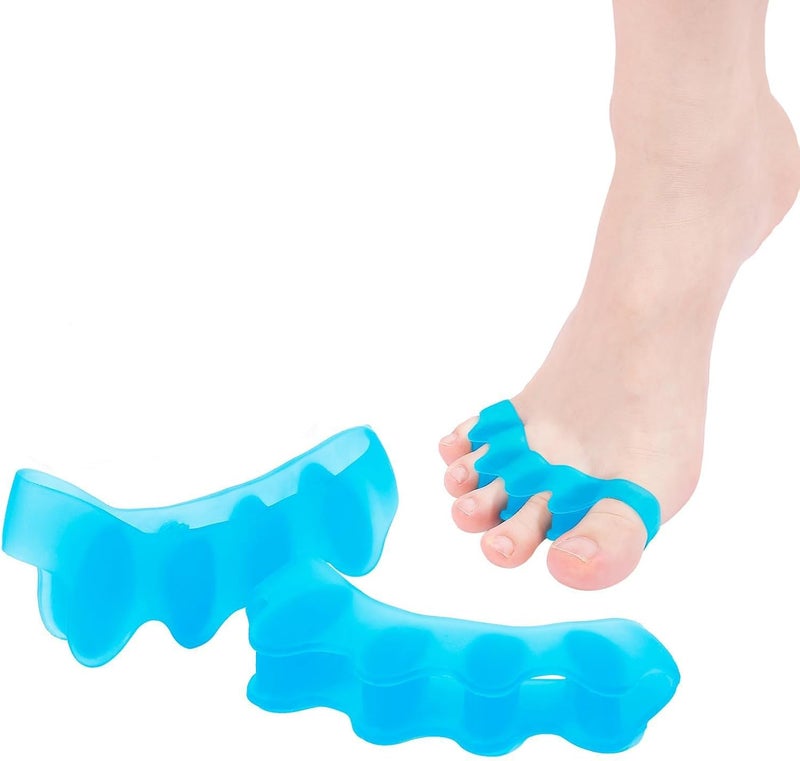 A pair of toe splitters (XL, suitable for hammer toes, available for men and women)