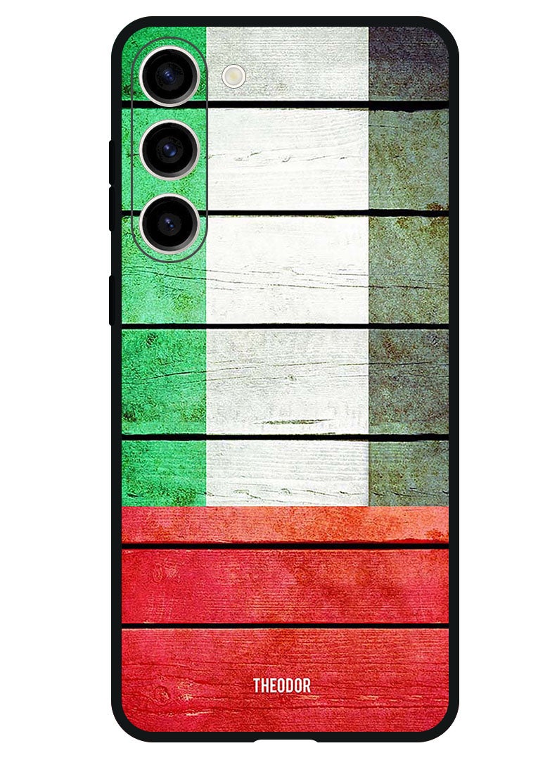 Theodor Protective Case Anti Scratch Shock Proof Bumper Cover For Samsung Galaxy S23 FE Wood Plank - Image 1