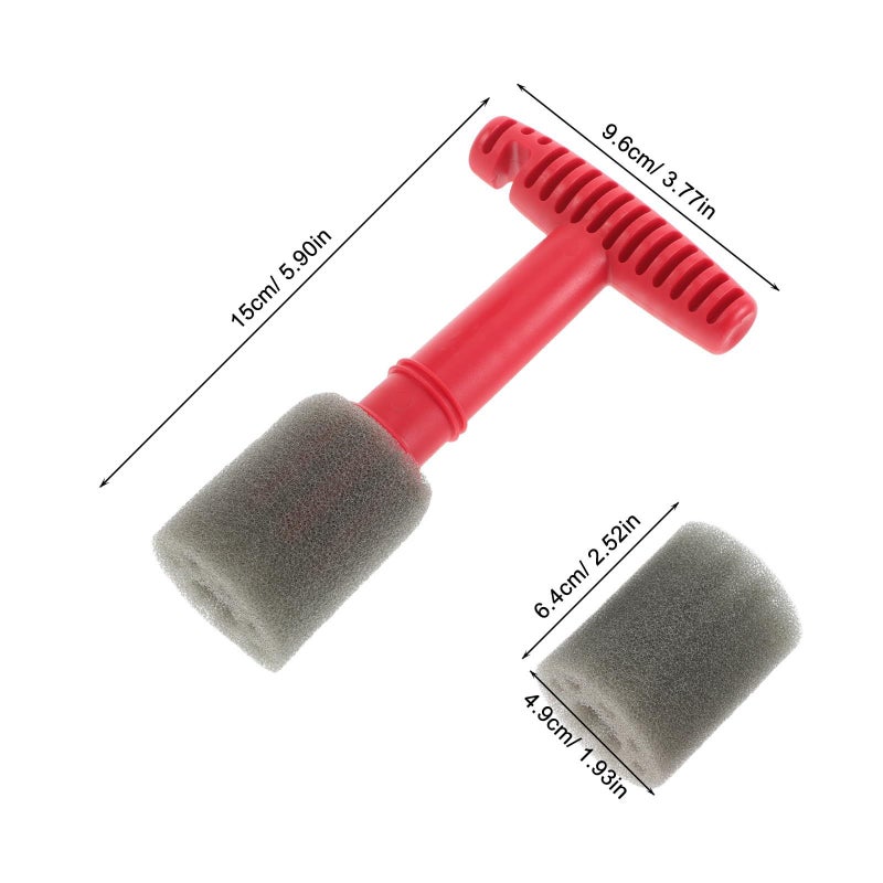Hemobllo Car Detailing Brush For Lug Nut Wheel And Tire Cleaning Durable Handle For Vehicle Rim Maintenance Black - Image 3